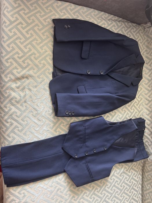 Школьный костюм синий