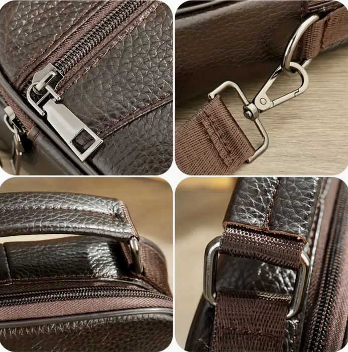 Мъжки кожени чанти/Премиум функционални от естест. кожа -10% Промоция!