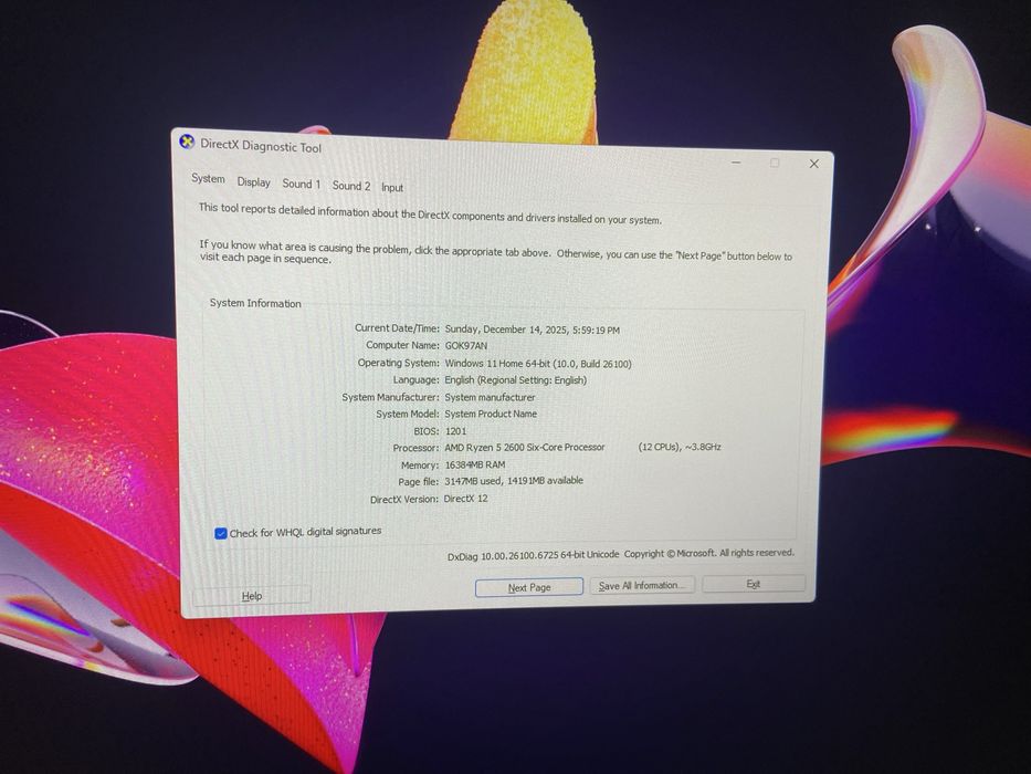 Pc Gaming Complet+cabluri alimentare+periferice(Mouse,tastatura,casti)