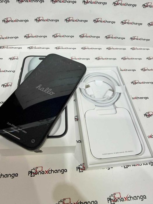 iPhone 15 Black Neverlocked 128GB NOU(activat)