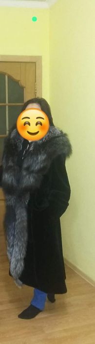 Шуба натуральный песец