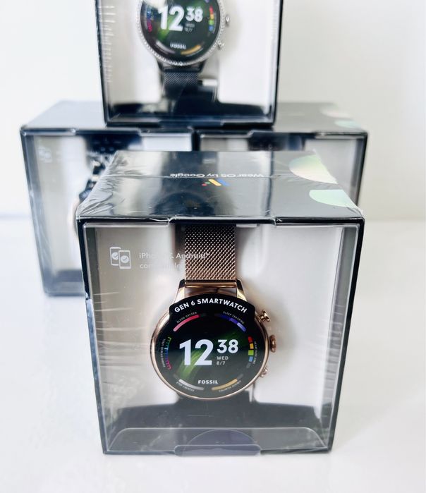ПРОМО!! НОВ! Смартчасовник Fossil Gen 6 Stainless Steel 2г. Гаранция!