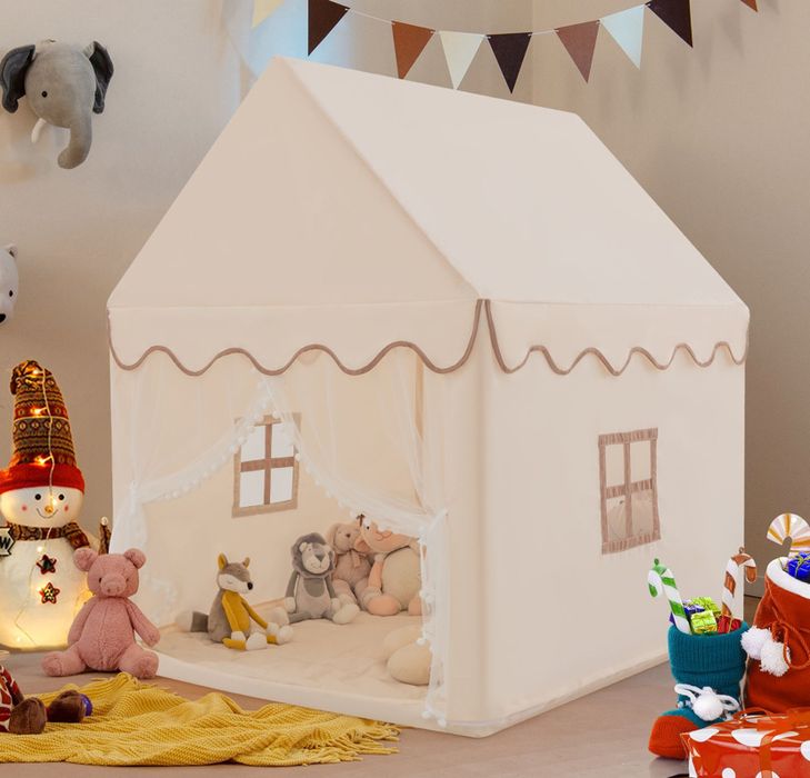 Детска игрална палатка тип къщичка COSTWAY