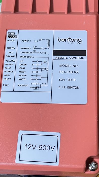 F21 пульт деструктивный