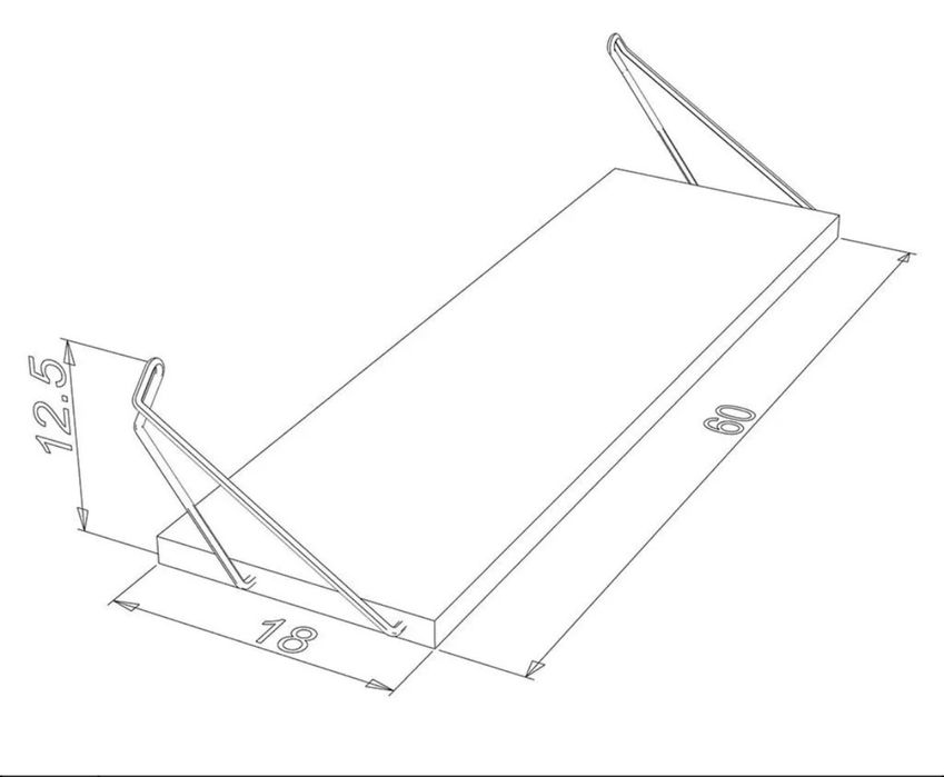 Set 3 rafturi de perete Rafevi (polite)