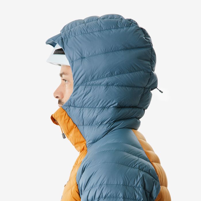 Geacă umplutură din puf Alpinism Galben - produs resigilat Decathlon