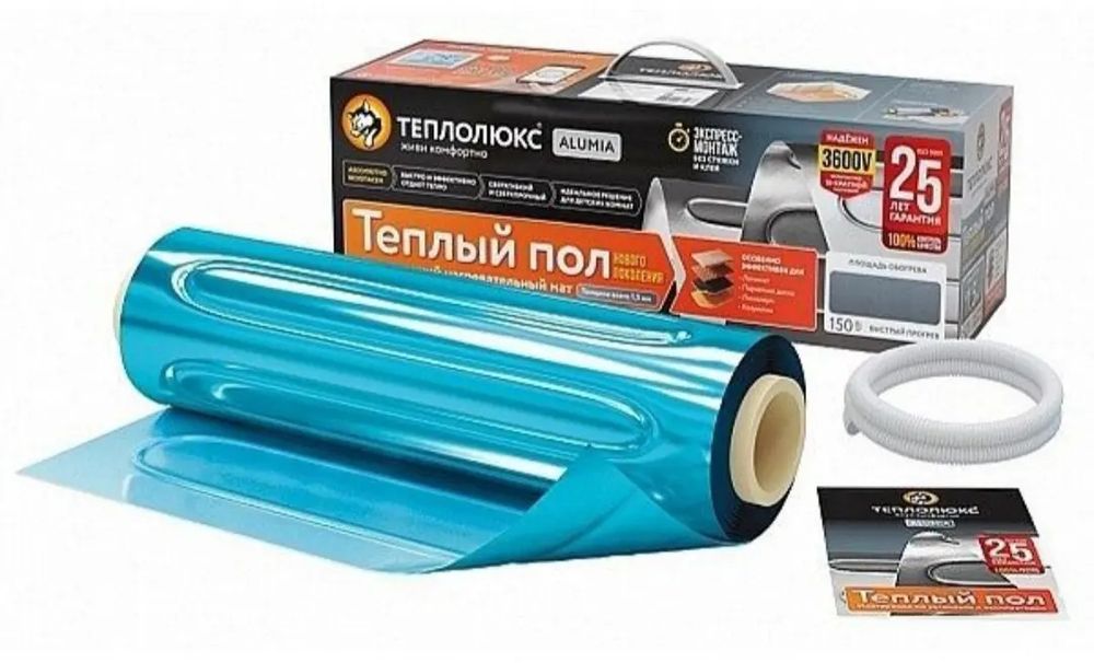 Теплый пол под керамогранит и ламинат