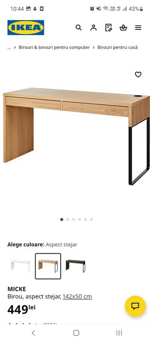 Birou Ikea, Micke 142/50