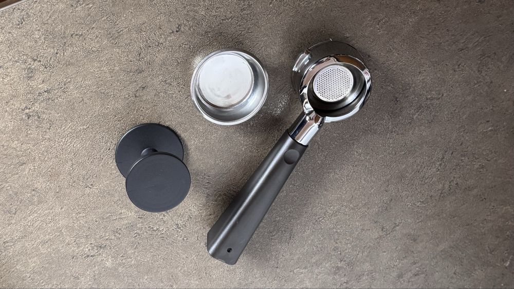 Portafiltru naked bottomless Lelit 57mm cu sita blind si single