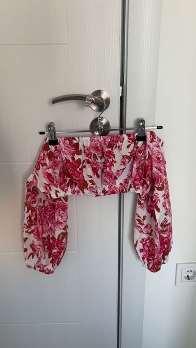 Стилен розов комплект от две части