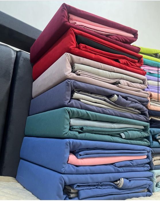 Постельное белье — однотонное, премиум качество