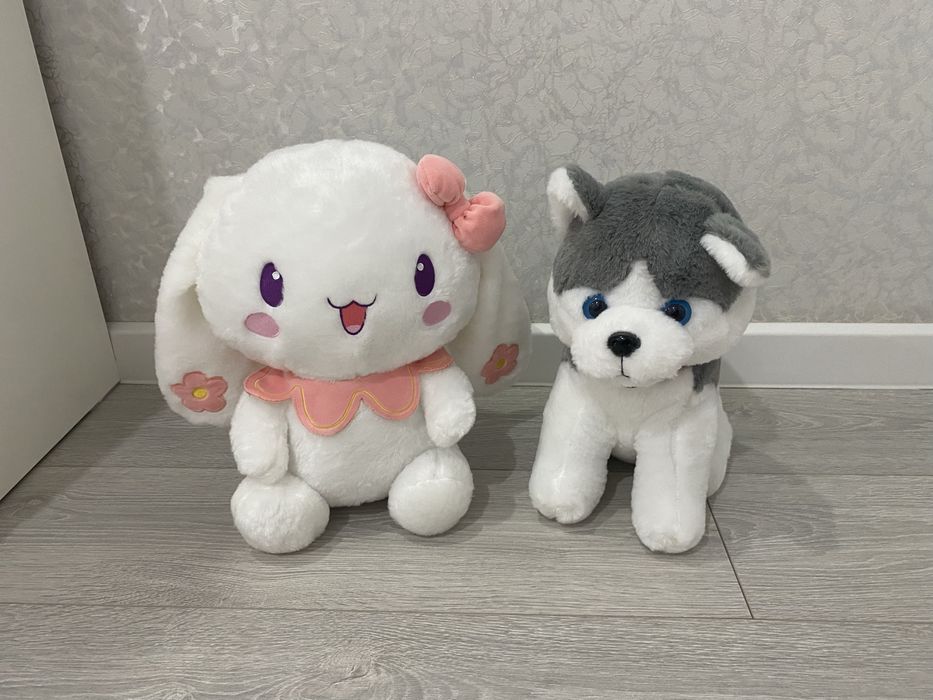 Мягкая игрушка зайчик,хаски