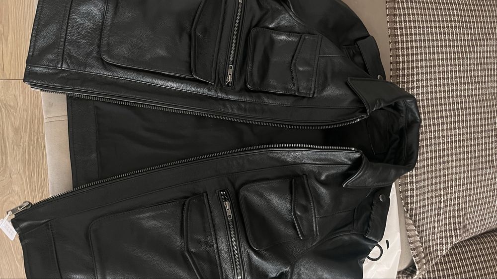 Кожанная куртка пилот