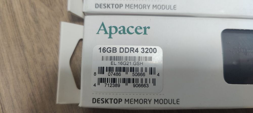 Оперативная память Apacer EL.16G21.GSH 16gb 3200МГц