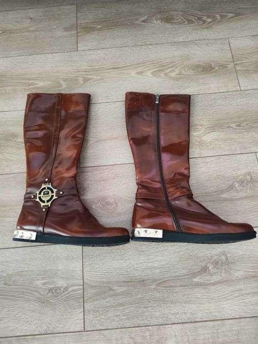 Vand cizme tip echitatie piele Miss Jeany