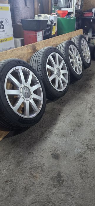 AUDI S6  джанти със летни гуми 225/45/17. 7,5J×17. ET56. 5×112  цо56.6