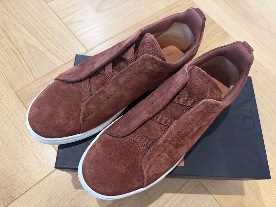 Zegna Triple Stitch piele  – marimea 44