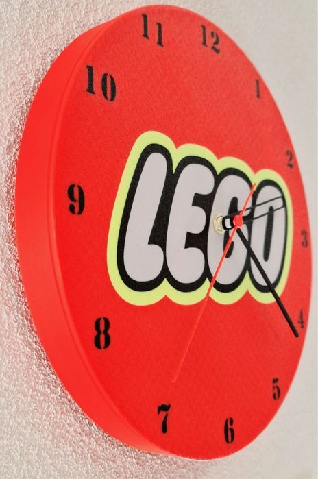 Vand ceas perete Lego printat 3D