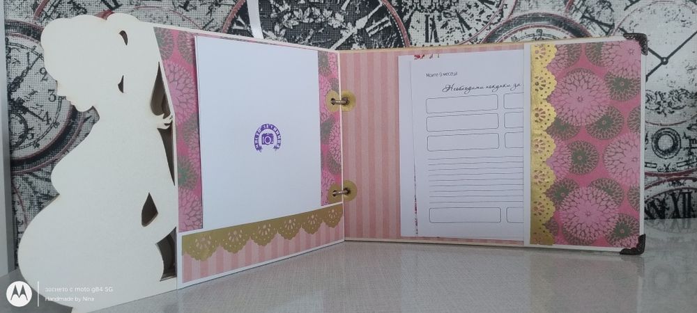 Ръчно изработен албум-Моите 9 месеца