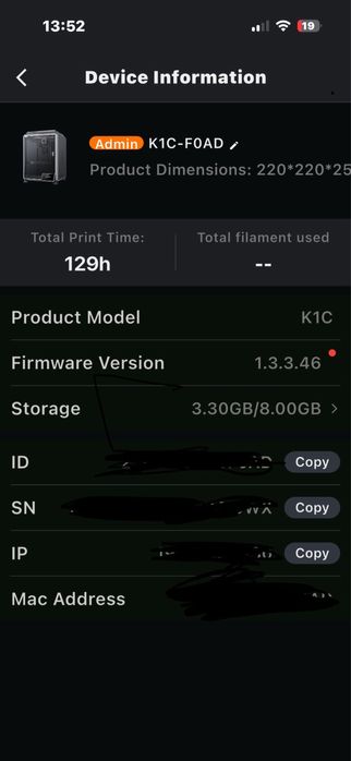 Imprimanta 3D Creality K1C