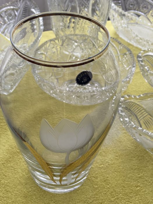 Ваза хрустальная богем(рассрочка)