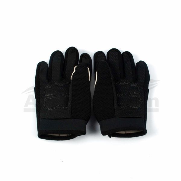 Детски спортни ръкавици BLACK Мотоциклетни ръкавици с пълен пръст за д