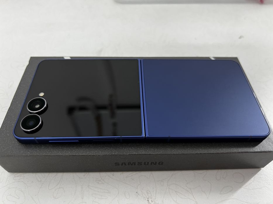 Samsung flip 7 256gb blue + ceas samsung galaxy fit 3