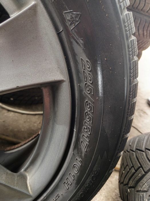 17 Алуминиеви джанти 5по114.3 с гуми 225/55/17