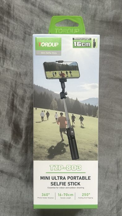Mini Selfie Stick si Trepied Telefon Toroup TZP-803 - Telecomanda Bluetooth