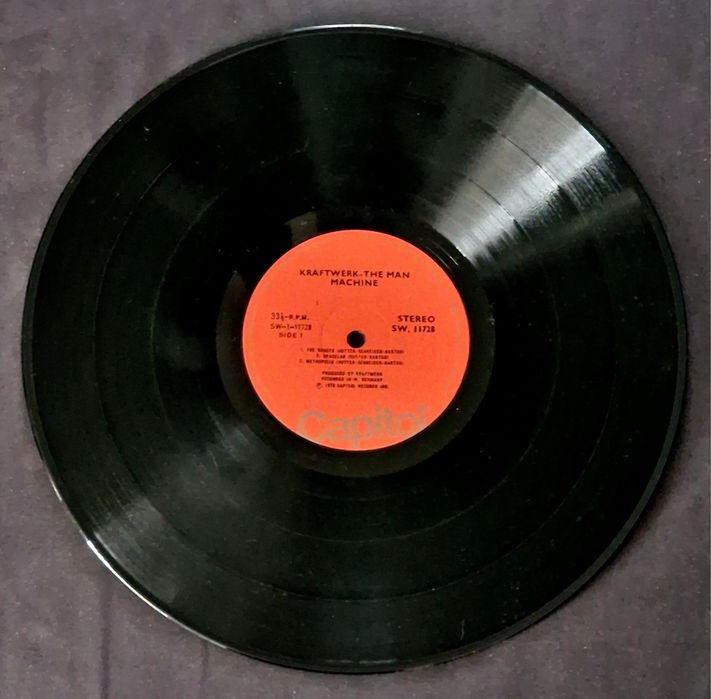 Vinyl vinil KRAFTWERK The Man Machine - EMI India LP 1978