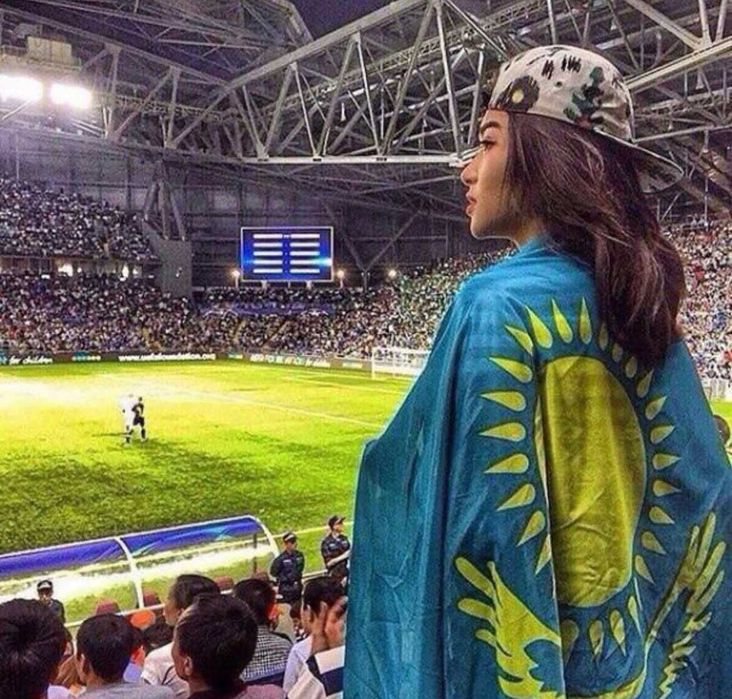 Флаг Казахстана - фабричный