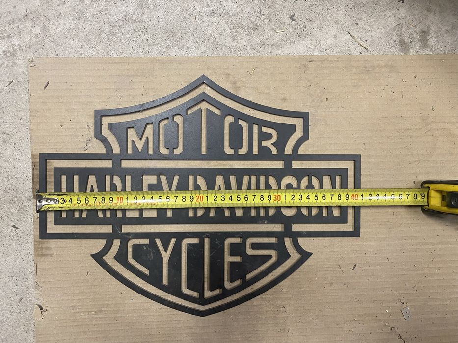 Reclama metalica Harley Davidson