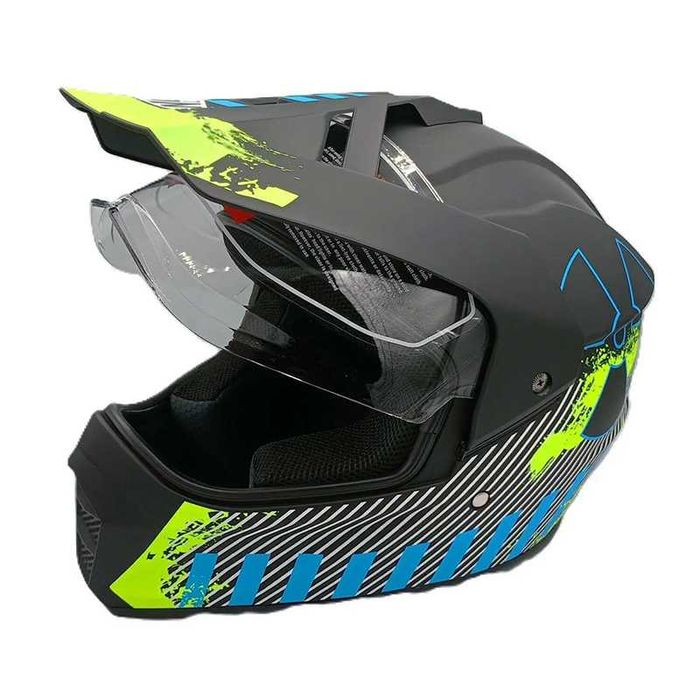 Кросова каска с визьор, Full Face, DOT, Размер: M; L; XL - Вело, Мото