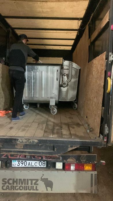 Евро-контейнер для мусора, бак для ТБО 1100л