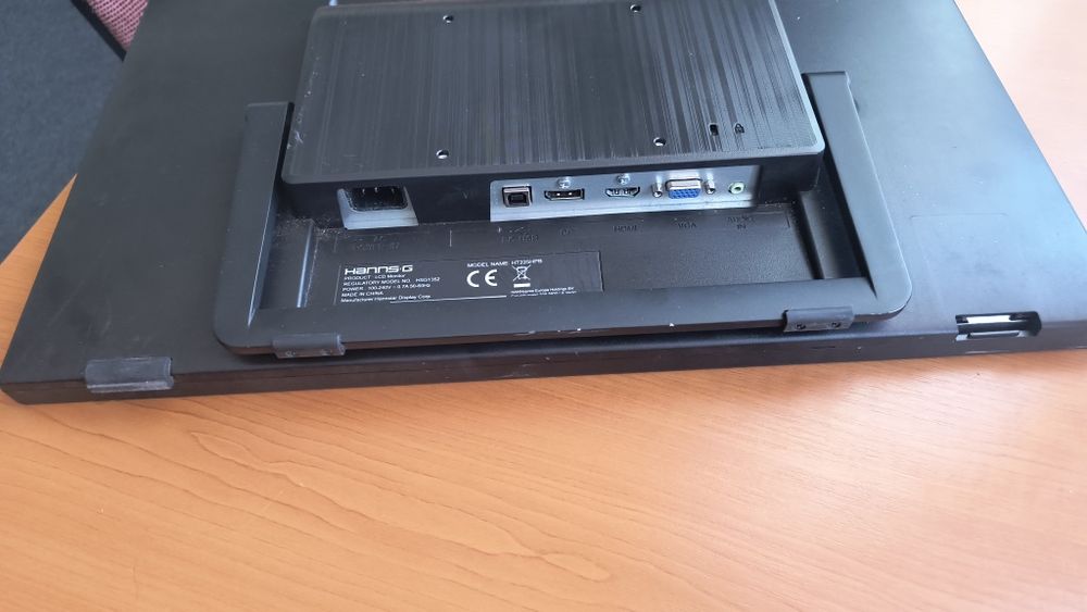 Monitor LED Touchscreen 21,5", Full HD, VGA, HDMI, Display Port