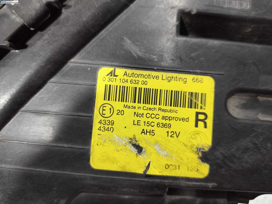 Far Dreapta cu Lupa LED Skoda Octavia 3 Facelift FL 2017 - 2020 Cod 5E2941016D 5E2941016E [LC1019]