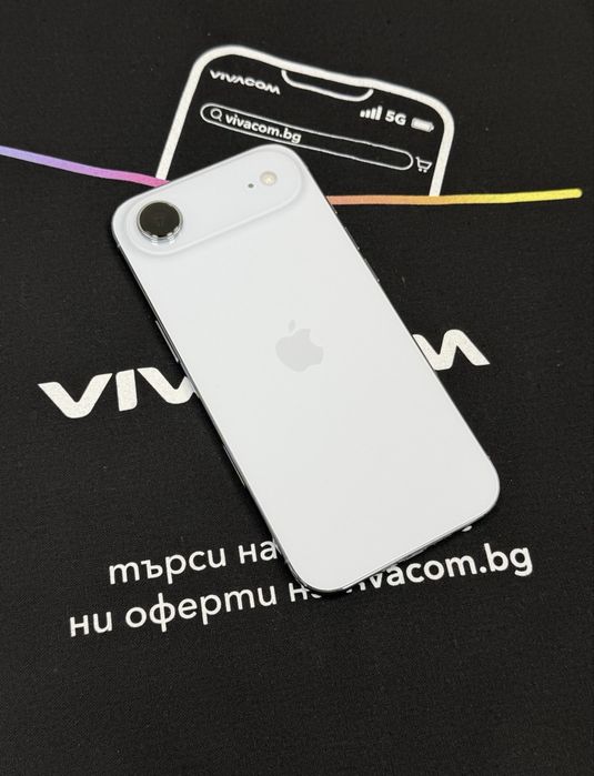 НЕАКТИВИРАН 512GB iPhone 17 Air Гаранция Vivacom 2028г. Blue
