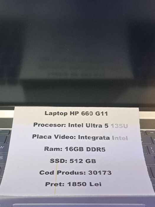 Laptop HP Eliebook 660 g11 ca nou !