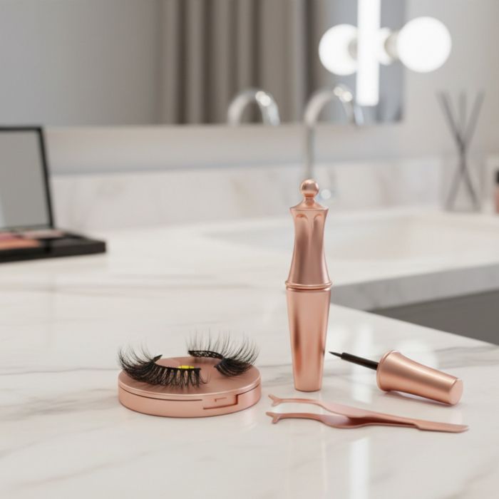 Ръчно изработени изкуствени мигли 3 д с магнити