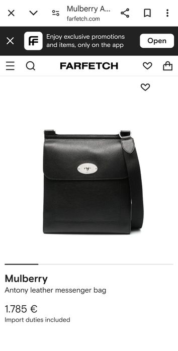Mulberry cross body bag