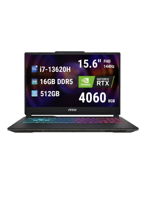 Ноутбук MSI Cyborg Core i7- 13620H RTX 4060 Рассрочка 0-0-24