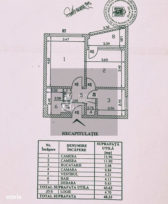 Apartament 2 camere decomandat Metrou Piata Sudului
