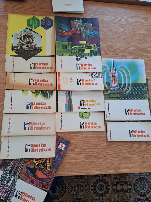 Revista "Stiinta si tehnica", 1964, 1971, 1976, 1978 si 1979, 450 lei