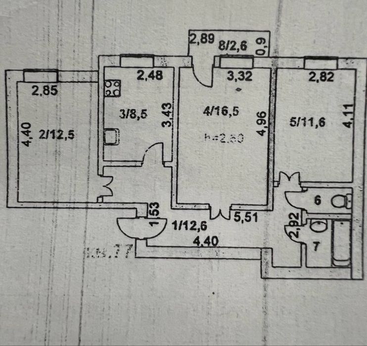 Продам 3-х комнатную квартиру