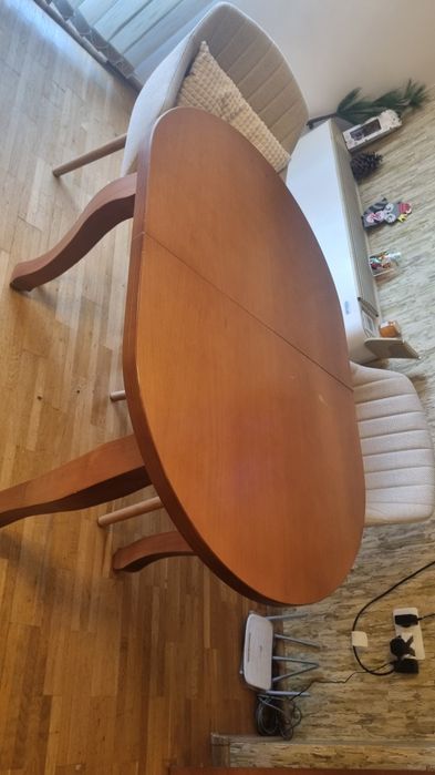 Трапезна маса масив дърво бук