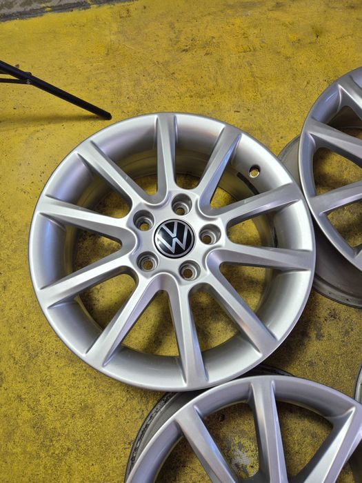 4 Jante Aliaj 5x112 16''  OEM VW Golf Passat Touran Sharan Caddy T-Roc