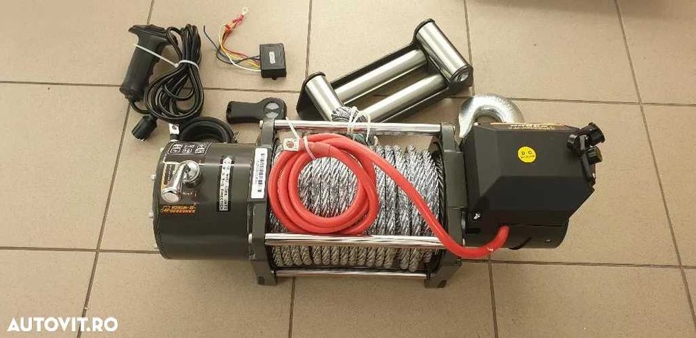 Troliu profesional KANGAROO WINCH K20000E lbs(trage 9090 kg) la 24V