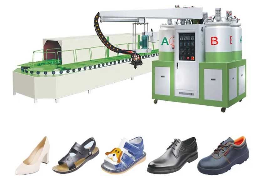 Машина для производства двухцветной обувной подошвы из ПУ (ПОД ЗАКАЗ)
