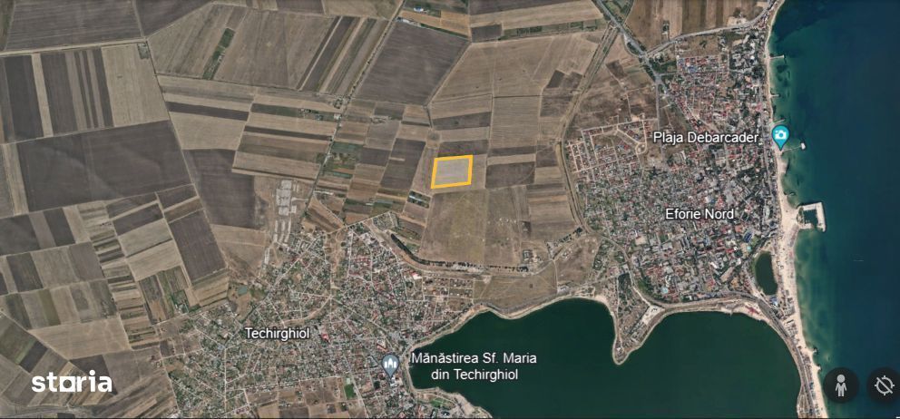 Teren extravilan 1000 mp la limita teritoriala Agigea -Techirghiol