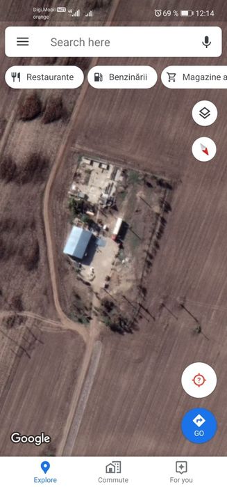 Închiriez hala/ sediu ferma  1 km Lacu Sarat